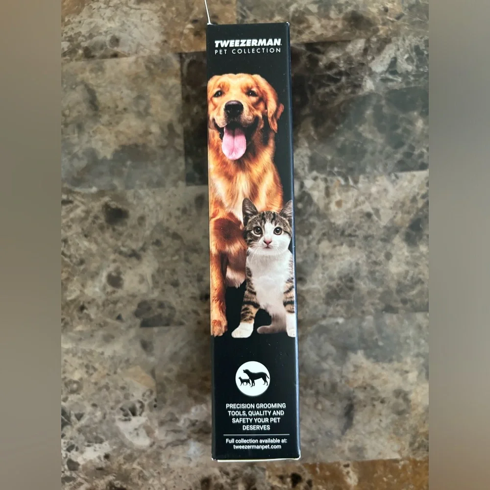 Tweezerman Pet Collection Precision Tick Removal Tweezer Animalcare Dog Cat New